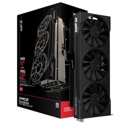 כרטיס מסך לגיימרים XFX RX-97TSWF3B9 Swift AMD Radeon RX 9070XT Triple Fan Gaming Edition 16GB GDDR6 256-bit HDMI 3xDP